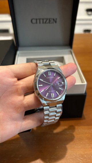 Citizen Tsuyosa Morada 37mm Automático