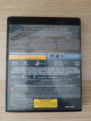 El Hobbit Edición Extendida Blu-ray