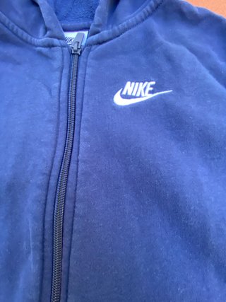 Sudadera Nike Azul con Cremallera