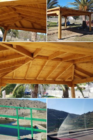 Pérgola, porches, suelos Tejas, tegola...604203040
