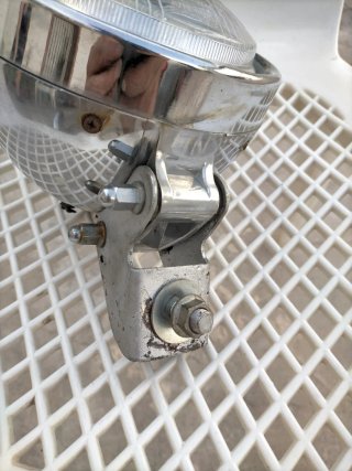 Faro moto custom chopper cromado