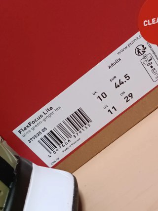 Zapatillas Puma Talla 44.5 Verde/Negro