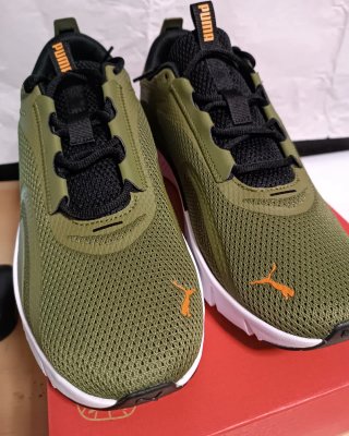 Zapatillas Puma Talla 44.5 Verde/Negro