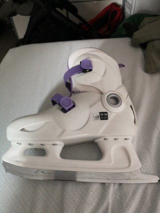 Patines de hielo blancos talla 34-36