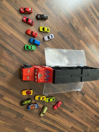 Camión Transportador de Coches de Juguete