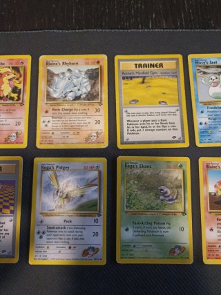 Lotto Gym Challenge Pokémon 10 carte