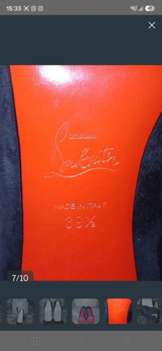 Zapatos Christian Louboutin Negros