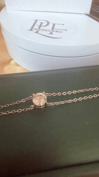 Bracciale Con Diamante Moissanite 1 ct