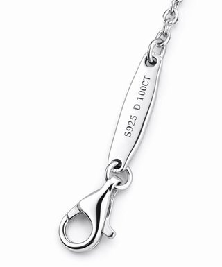 Bracciale Con Diamante Moissanite 1 ct