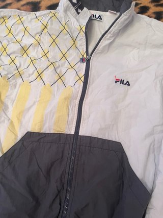 Chaqueta Chándal Fila Vintage Tactel 80s 90s Tenis