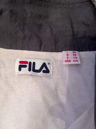 Chaqueta Chándal Fila Vintage Tactel 80s 90s Tenis