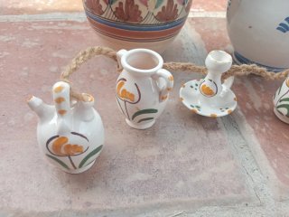 Jarras Antiguas Talavera Pintadas A Mano