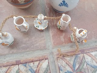 Jarras Antiguas Talavera Pintadas A Mano