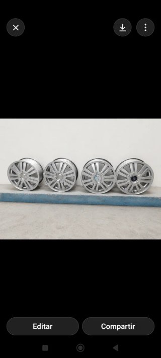 Llantas ford 5 tornillos en 16" de aluminio