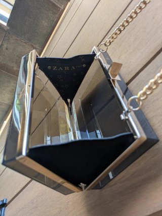 Bolso rígido Zara negro