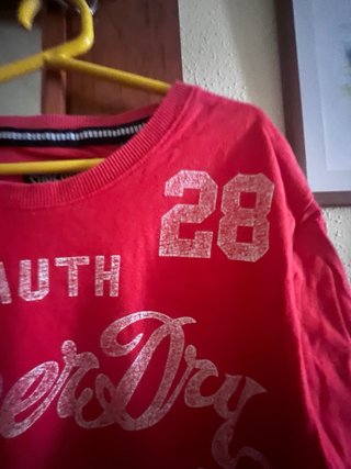 Camiseta Superdry Talla L Roja