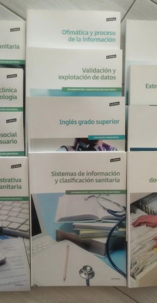Libros documentación sanitaria