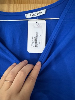 Casaca azul talla única
