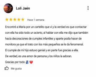 Cuidadora infantil y Event Planner