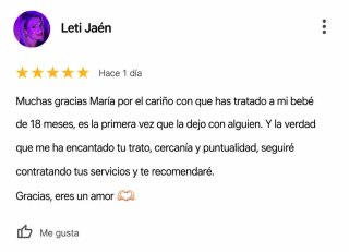 Cuidadora infantil y Event Planner