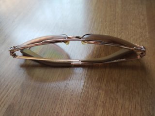 Gafas de sol Michael Kors doradas y marrones