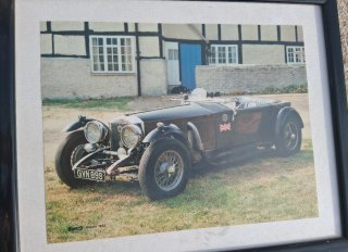 Cuadros Coches Clásicos con Marco y Cristal