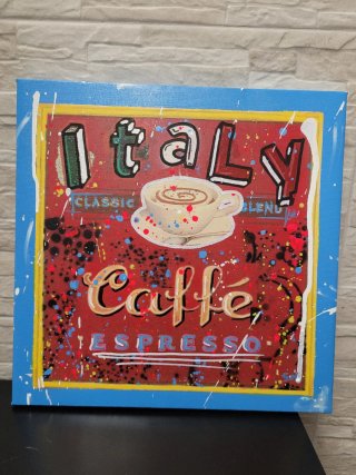 Quadro Pop Art Caffè Italia Espresso