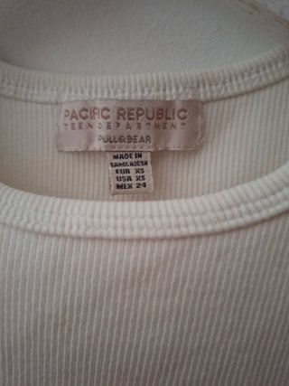 Camiseta Hollywood Pull&Bear Talla XS