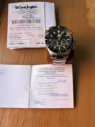 Reloj Jaguar Chronograph Acero Inoxidable Hombre