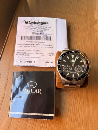 Reloj Jaguar Chronograph Acero Inoxidable Hombre