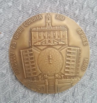 Medaglia commemorativa Roma 2002