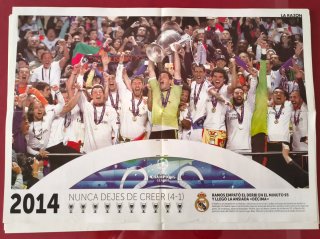 Póster Real Madrid - Campeón Europa