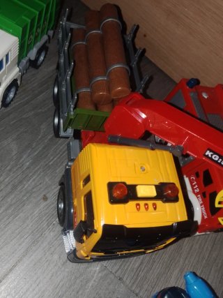 Lote de 6 Juguetes: Coche, Ambulancia, spiderman