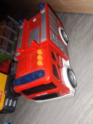 Lote de 6 Juguetes: Coche, Ambulancia, spiderman