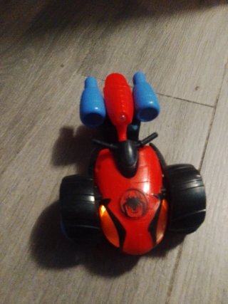 Lote de 6 Juguetes: Coche, Ambulancia, spiderman