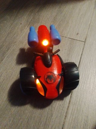 Lote de 6 Juguetes: Coche, Ambulancia, spiderman