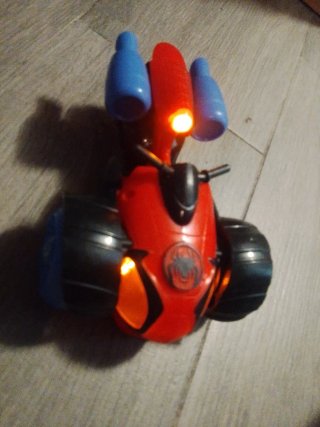Lote de 6 Juguetes: Coche, Ambulancia, spiderman