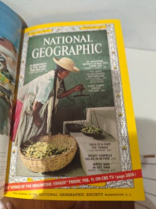 tomo encuadernado  National Geographiphic