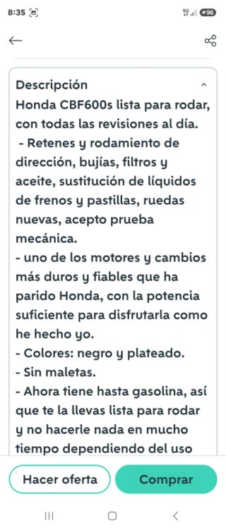 Honda CBF 600 S sport