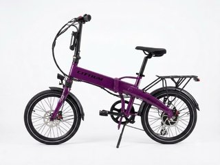 Bicicleta Eléctrica Plegable Morada en O Grove