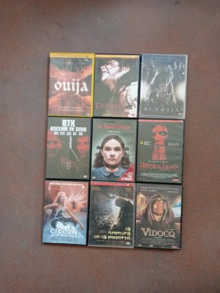 Lote 9 Películas Terror DVD (Español)