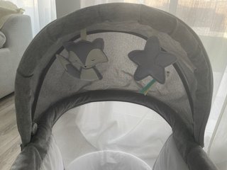 Moisés plegable Kinderkraft gris
