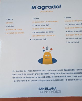Lectura catalán, M'agrada, Santillana.Lote