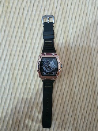 Orologio Uomo Modello Richard M. Scheletrato Oro