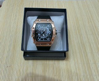 Orologio Uomo Modello Richard M. Scheletrato Oro