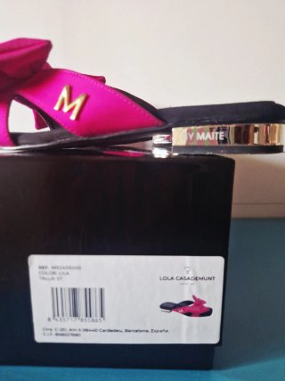 Sandalias Lola Casademunt Fucsia Talla 37