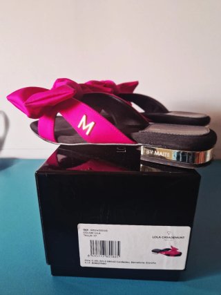 Sandalias Lola Casademunt Fucsia Talla 37