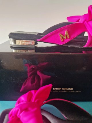 Sandalias Lola Casademunt Fucsia Talla 37