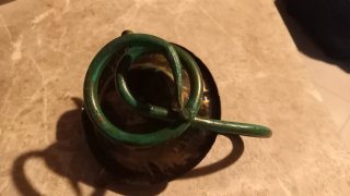 Posacenere a forma serpente