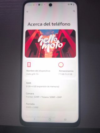 Motorola Moto G65 5G 512GB - 1 mes de uso